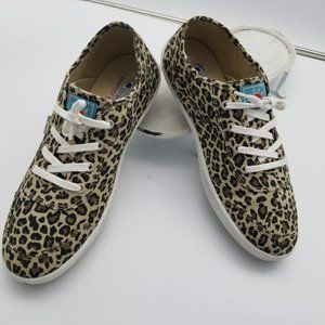 Bob's by Skechers Memory Foam Animal Print Fashion Sneakers Size 9.5